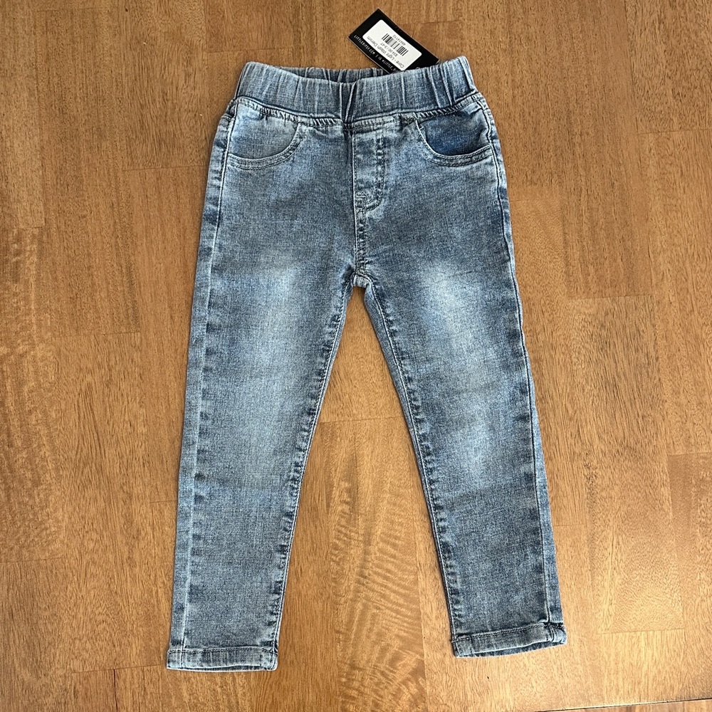 Stylish Kids Denim Jeans - Blue and Gray - Picture 6 of 9